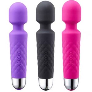 AV USB Charging Strong Shock Massage Vibrating Spear For Women